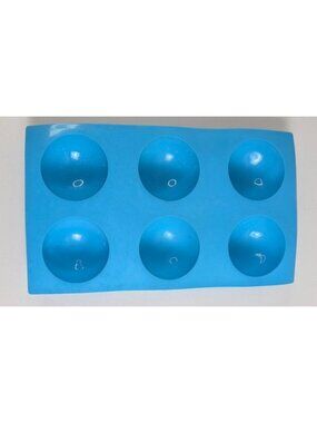 6-Cavity Semi-Sphere Silicone Mold – Hot Chocolate Bomb & Baking Tray